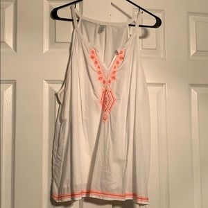 Embroidered Tank Top
